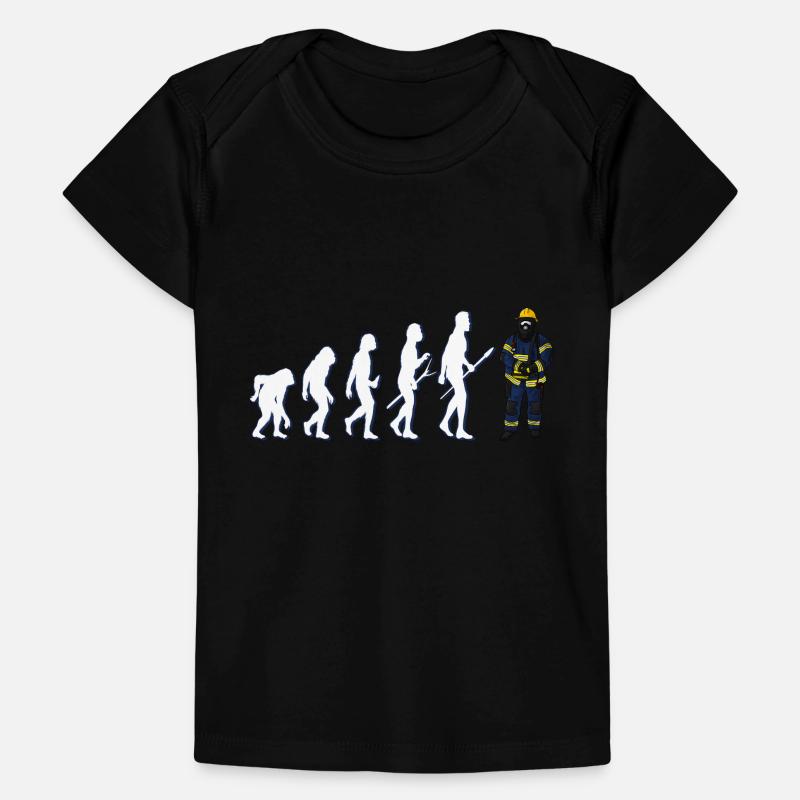 Evolution Firefighter Baby Premium Organic T-shirt