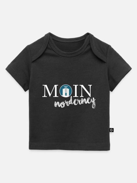 Moin Norderney - Baby Premium Organic T-Shirt - Schwarz