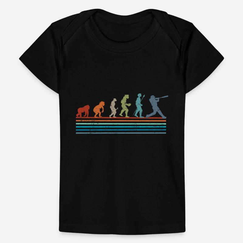 Vintage Baseball Retro Evolution Baby Premium Organic T-Shirt