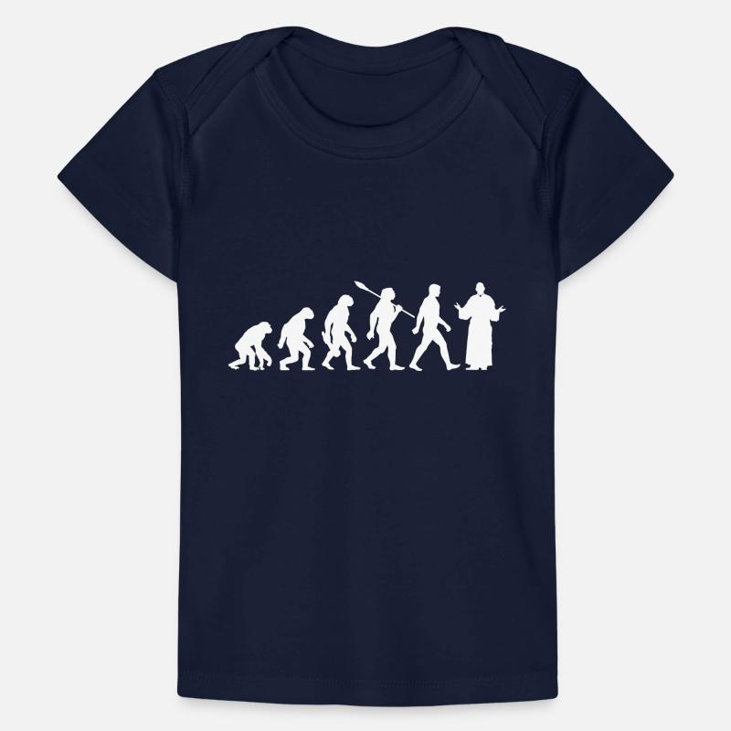 Evolution - Pasteurs - Église - Religion T-shirt Premium bébé bio