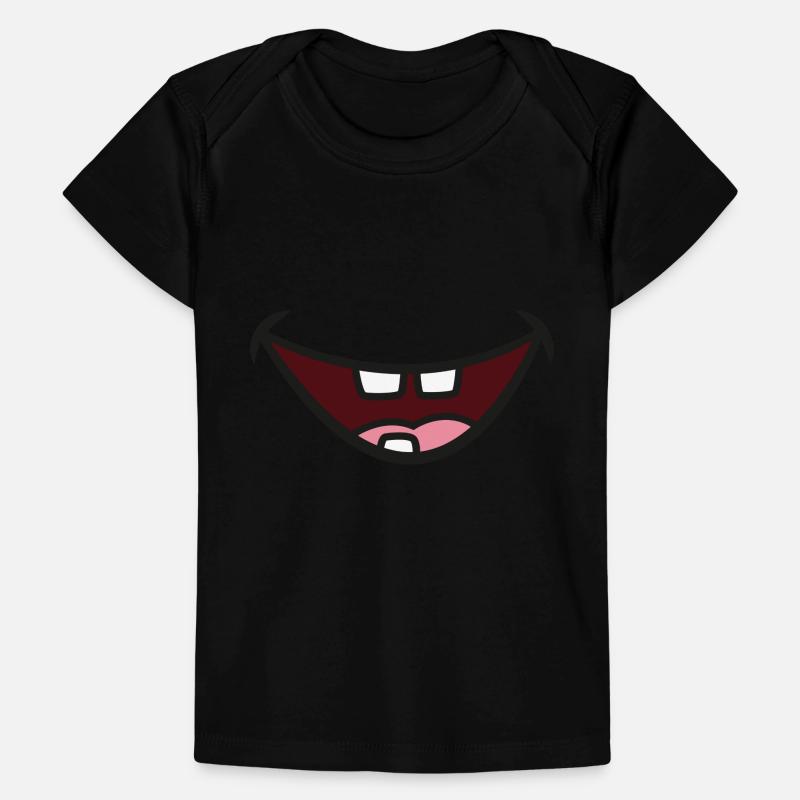 Mouth with 3 teeth Baby Premium Organic T-shirt