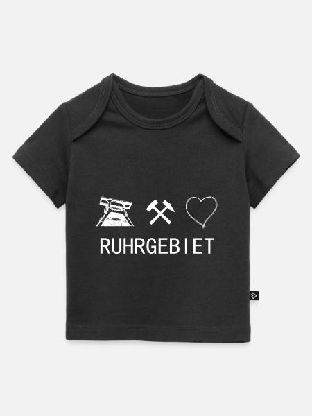 Ruhrgebiet Liebe - Baby Premium Organic T-Shirt - Schwarz
