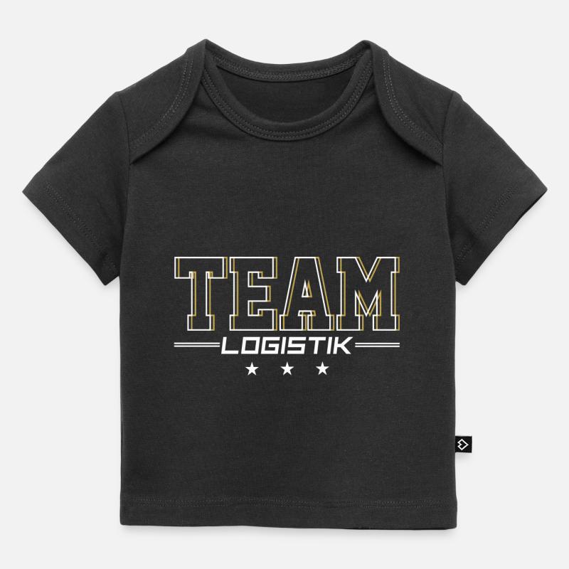 Logistique d'équipe - T-shirt Premium bébé bio - noir