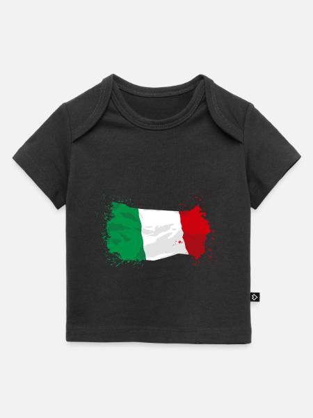 Italy Flag - Baby Premium Organic T-Shirt - Schwarz
