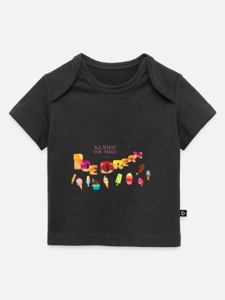 Ice Dream - Baby Premium Organic T-shirt - black