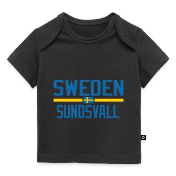 Schweden Sundsvall - Baby Premium Organic T-Shirt - Schwarz - Vorne