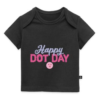 Bonne journée New Dot - T-shirt Premium bébé bio - noir - Devant