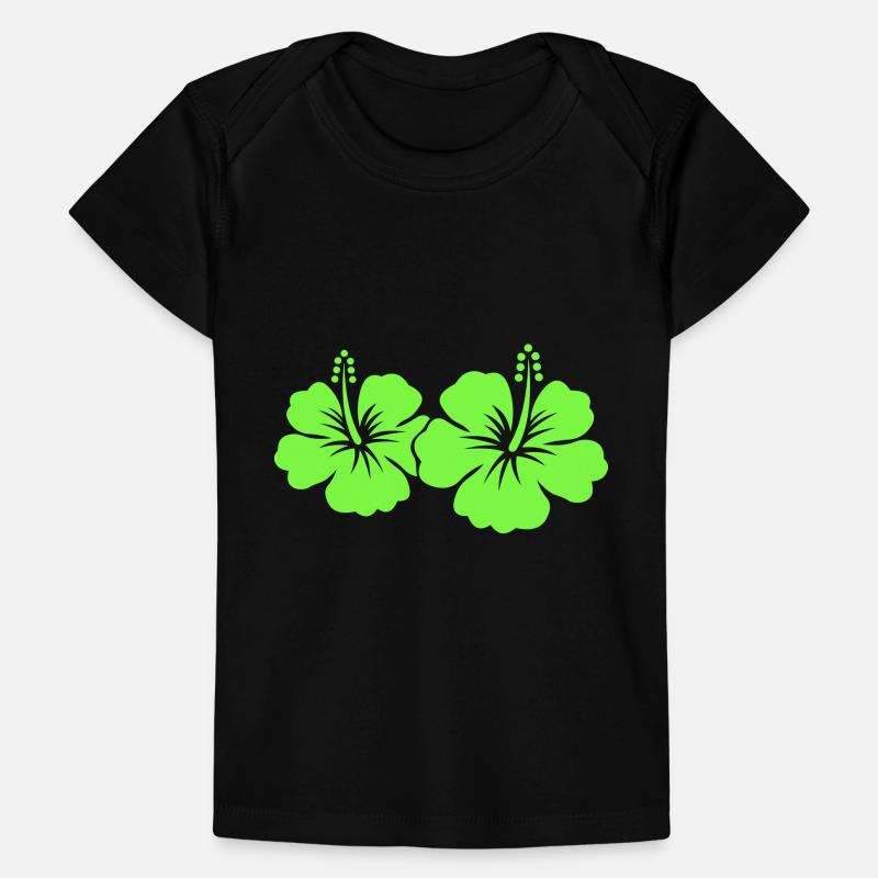 Fleur d’hibiscus T-shirt Premium bébé bio