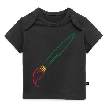 brush de - Baby Premium Organic T-Shirt - Schwarz - Vorne