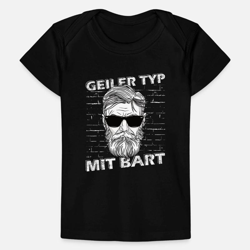 Geiler Typ mit Bart Hip Oberlippenbart Bärtig Baby Premium Organic T-Shirt