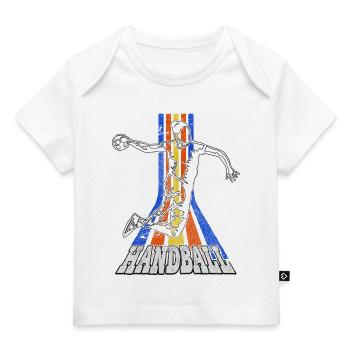 Handball Handball Player Handball Player Vintage - T-shirt Premium bébé bio - marine foncé - Devant