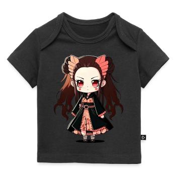 Anime | The-Sinister Cute Girl Kawaii Manga Design - Baby Premium Organic T-shirt - black - Front