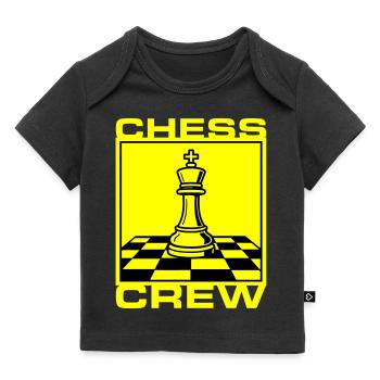 Schach Crew Verein - Baby Premium Organic T-Shirt - Schwarz - Vorne