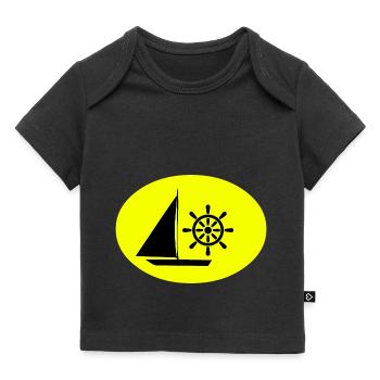 Sail - Baby Premium Organic T-shirt - black - Front