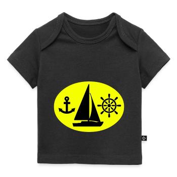 Sail - Baby Premium Organic T-shirt - black - Front