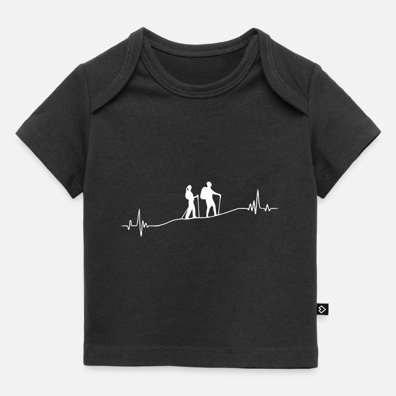 Weitwanderung - Baby Premium Organic T-Shirt - Schwarz