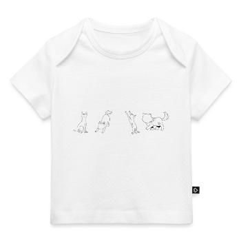Eine Katze zwei drei - Baby Premium Organic T-Shirt - Dunkelnavy - Vorne