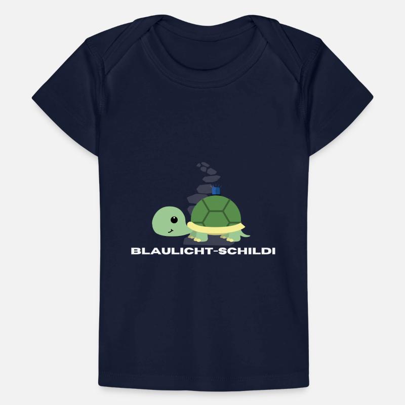 Blaulicht-Schildi mit Weg | Geschenk, Geschenkidee Baby Premium Organic T-Shirt
