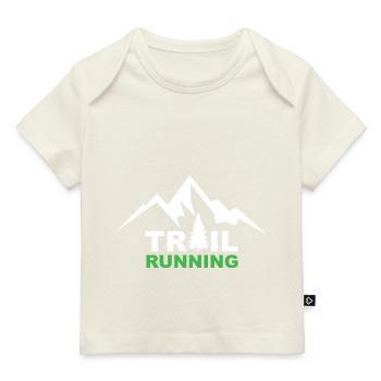 Trail Run Ultra Running Trekking en montagne Course à pied - T-shirt Premium bébé bio - marine foncé - Devant