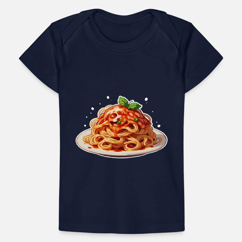 Spaghetti T-shirt Premium neonato bio