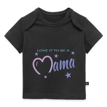 Maman - T-shirt Premium bébé bio - noir - Devant