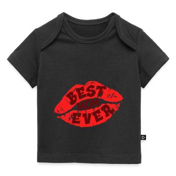 Mom - Baby Premium Organic T-shirt - black - Front