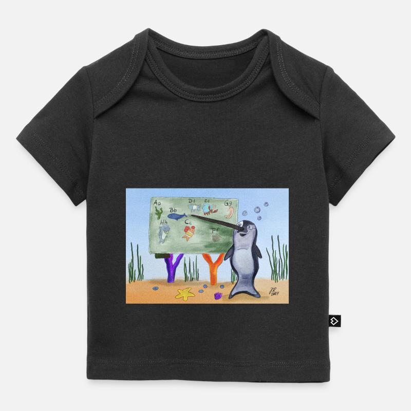 Enseignant Narval - T-shirt Premium bébé bio - noir