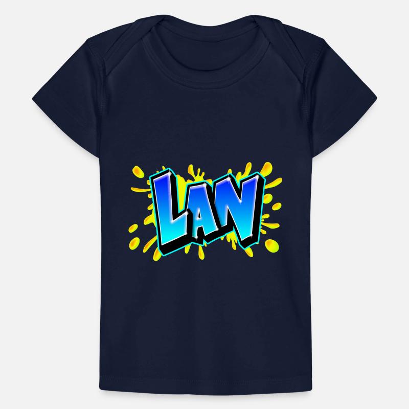 Graffiti "LAN" Printable on any medium! Baby Premium Organic T-shirt
