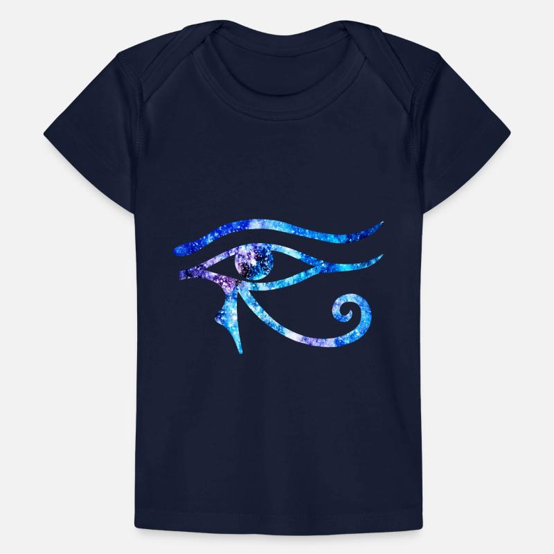 Oeil Cosmique D’Horus - Version Bleue Et Violette T-shirt Premium bébé bio