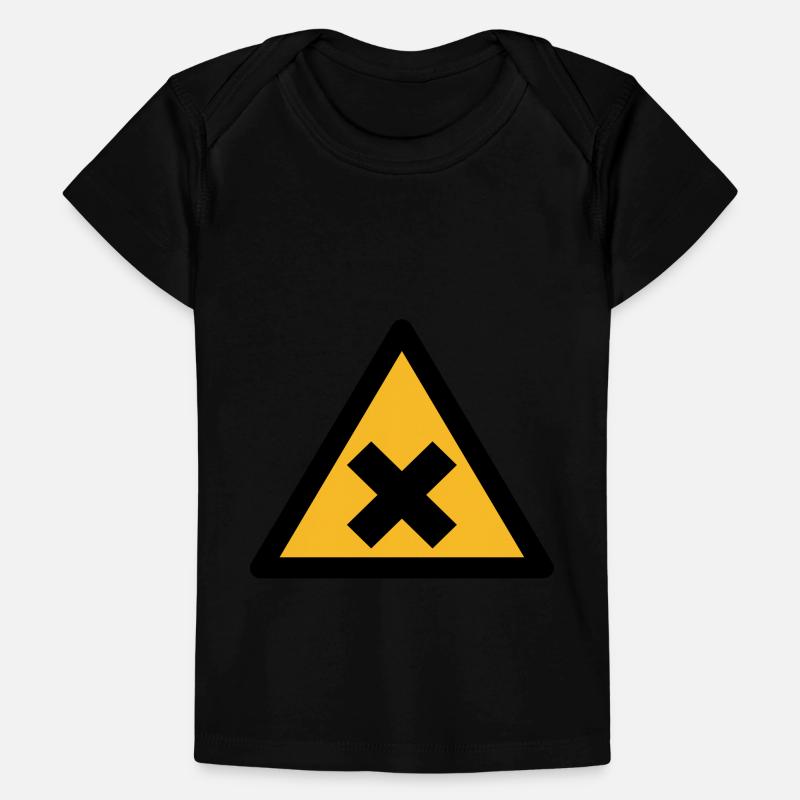Hazard Symbol - Harmful Substances (2-color) Baby Premium Organic T-shirt