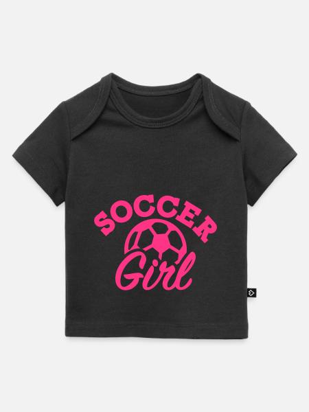 Soccer - T-shirt Premium bébé bio - noir