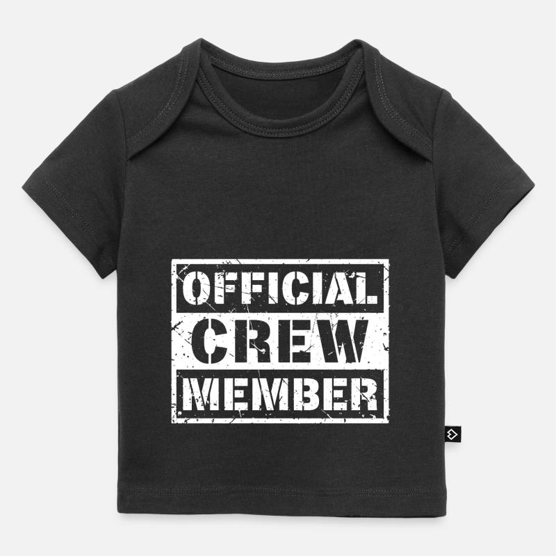 Official Crew Member (Used) - T-shirt Premium bébé bio - noir