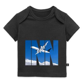 Innsbruck Airport - Baby Premium Organic T-Shirt - Schwarz - Vorne