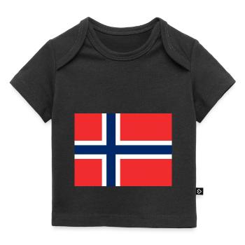 Norvège - T-shirt Premium bébé bio - noir - Devant