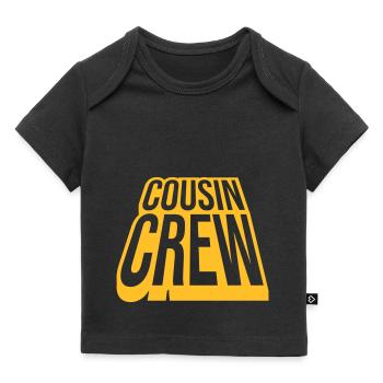 Leader Cousin Crew Team - Baby Premium Organic T-Shirt - Schwarz - Vorne