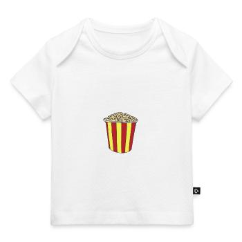 Mangez du pop-corn, regardez des films, ignorez le monde... - T-shirt Premium bébé bio - marine foncé - Devant