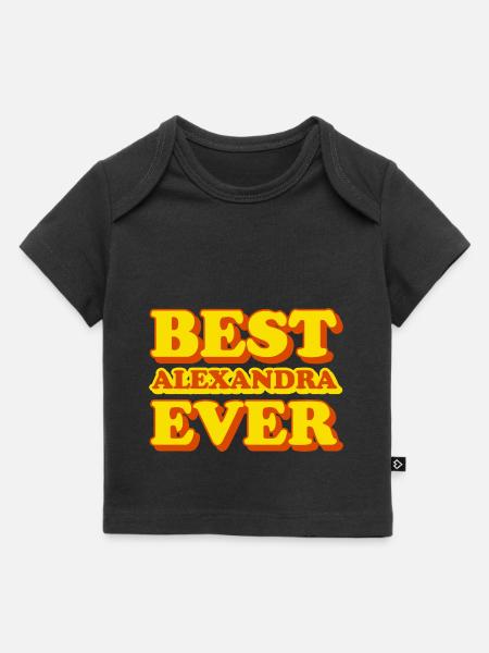 Alexandra Vorname Lustiges Geschenk - Baby Premium Organic T-Shirt - Schwarz