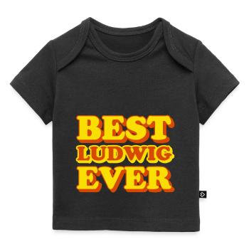 Ludwig Vorname Lustiges Geschenk - Baby Premium Organic T-Shirt - Schwarz - Vorne