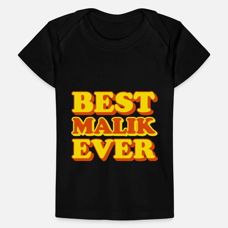 Malik First Name Funny Gift Baby Premium Organic T-shirt