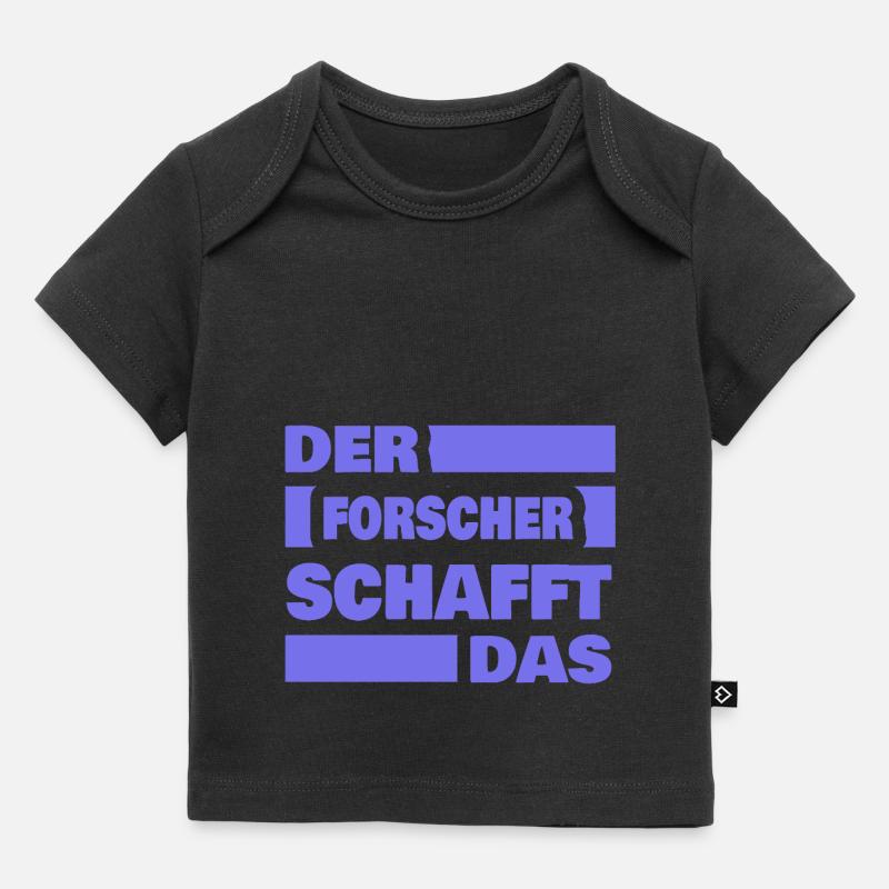 Le chercheur en tant qu’œuvre - T-shirt Premium bébé bio - noir