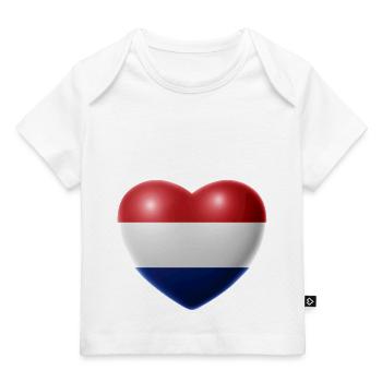 Coeur (Pays-Bas / Nederland) - T-shirt Premium bébé bio - marine foncé - Devant