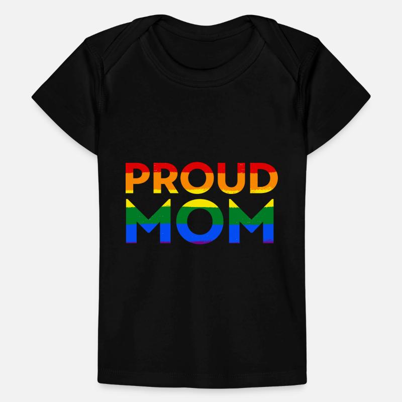 LGBT Support Proud Mom Pride Flag Equal Baby Premium Organic T-shirt