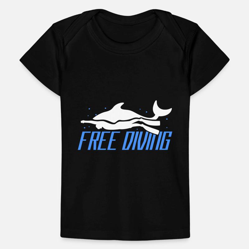 Plongée libre Apnée Plongeur Plongée en apnée Plongée profonde T-shirt Premium bébé bio
