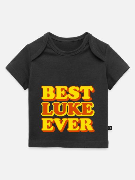 Lukas-Vorname, lustiges Geschenk - Baby Premium Organic T-Shirt - Schwarz
