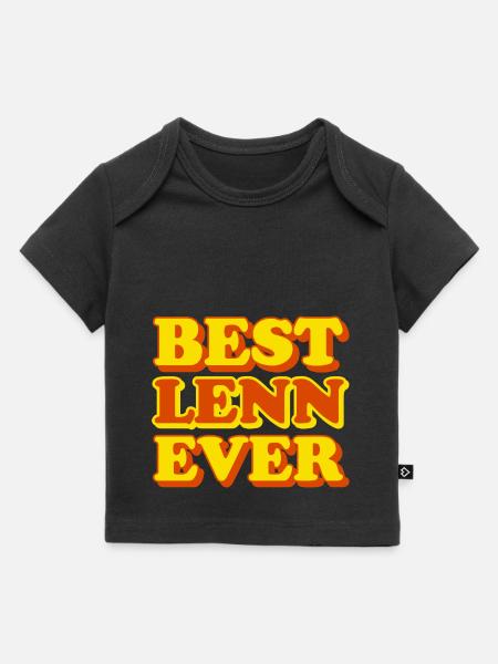 Cadeau amusant avec prénom Lenn - T-shirt Premium bébé bio - noir