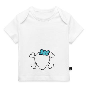 Pirate Michelle Design for Girls and Women - Baby Premium Organic T-shirt - dark navy - Front