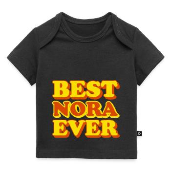 Nora Vorname Lustiges Geschenk - Baby Premium Organic T-Shirt - Schwarz - Vorne