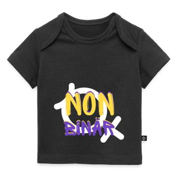 NON BINARY Identity - Baby Premium Organic T-shirt - black - Front