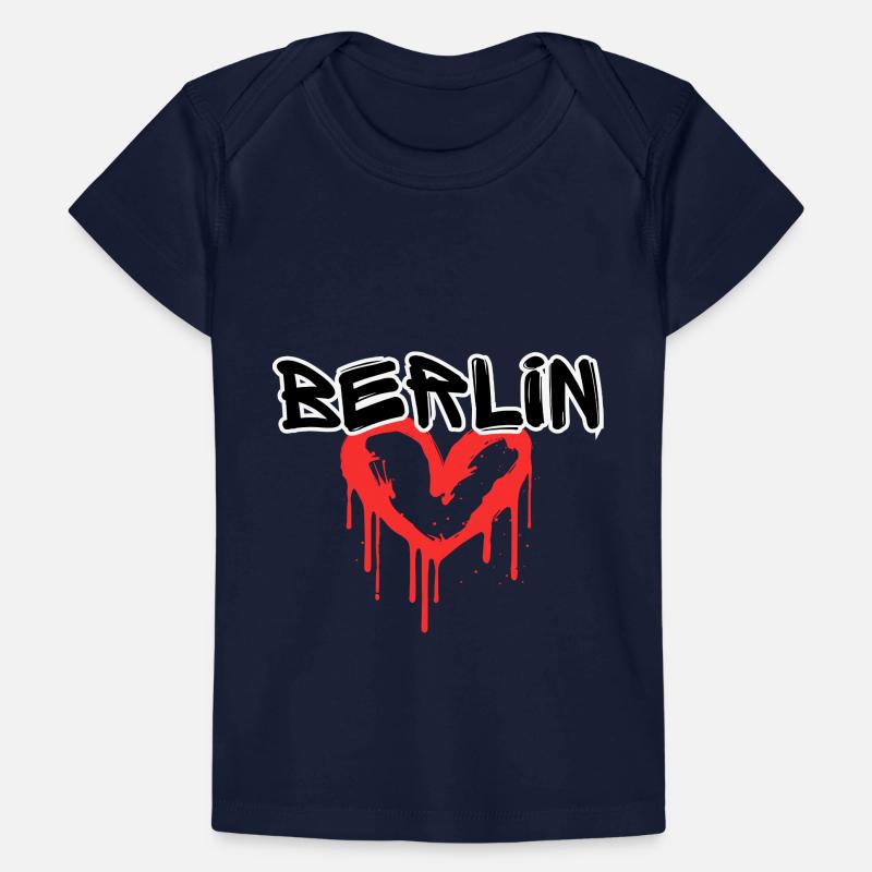 Berlin Graffiti Coeur T-shirt Premium bébé bio
