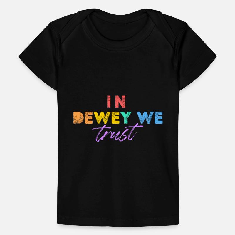 Dans Dewey, nous faisons confiance à la lecture de livres d’aide à la bibliothèque T-shirt Premium bébé bio